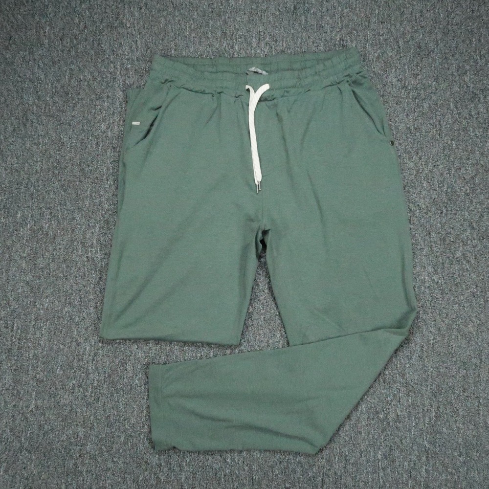 Vuori Pants Mens XXL Green Ponto Performance Athletic Tapered Stretch Sweatpants